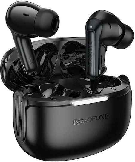 Borofone FQ9 Plus In-ear Bluetooth Handsfree Earphones with Charging Case Black view 1