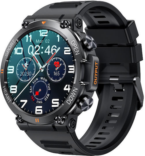 Rubicon Rnce95 47mm Smartwatch with Heart Rate Monitor (Multicolour)