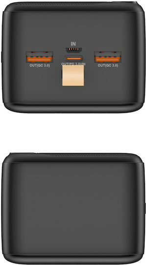 Kruger & Matz Power Bank 40000mAh Power Delivery Black view 5