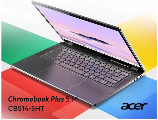 Acer Chromebook Plus 514 CBE574-1T 14" IPS Touchscreen (Ryzen 5-7520C/8GB/256GB SSD/Chrome OS) Steel Grey (UK Keyboard) vista 2