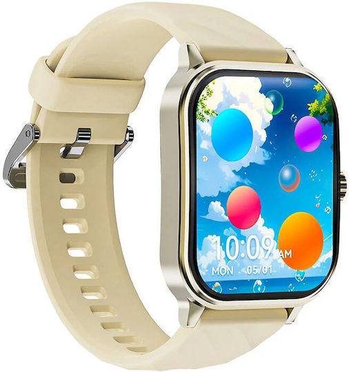 BlitzWolf BW-HL5 Smartwatch with Heart Rate Monitor (Gold) vista 4