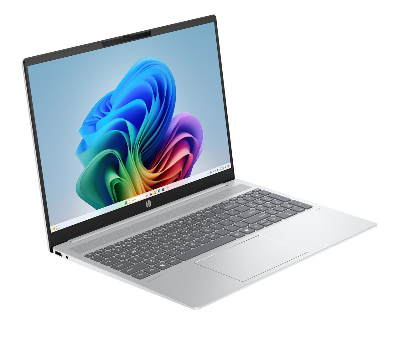 HP OmniBook 5 16-ag1030nw 16" IPS FHD (Ryzen AI 300 Series-7 350/24GB/512GB SSD/W11 Home) Glacial Silver (US Keyboard)