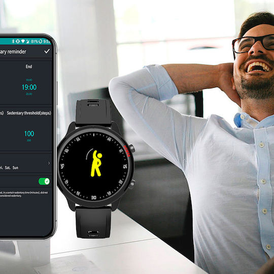 Colmi Sky 4 Smartwatch with Heart Rate Monitor (Black) view 6