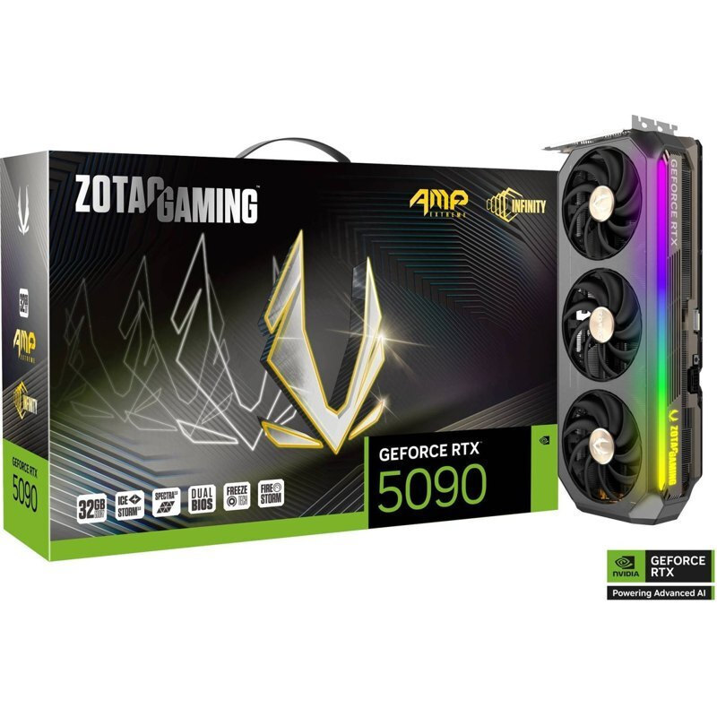 Zotac GeForce RTX 5090 32GB GDDR7 Graphics Card ZT-D50900B-10P
