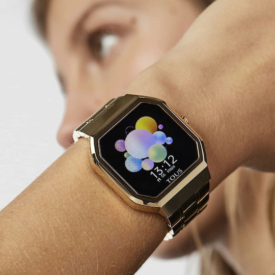 Tous Steel B-Connect Stainless Steel Smartwatch with Heart Rate Monitor (Gold) view 7