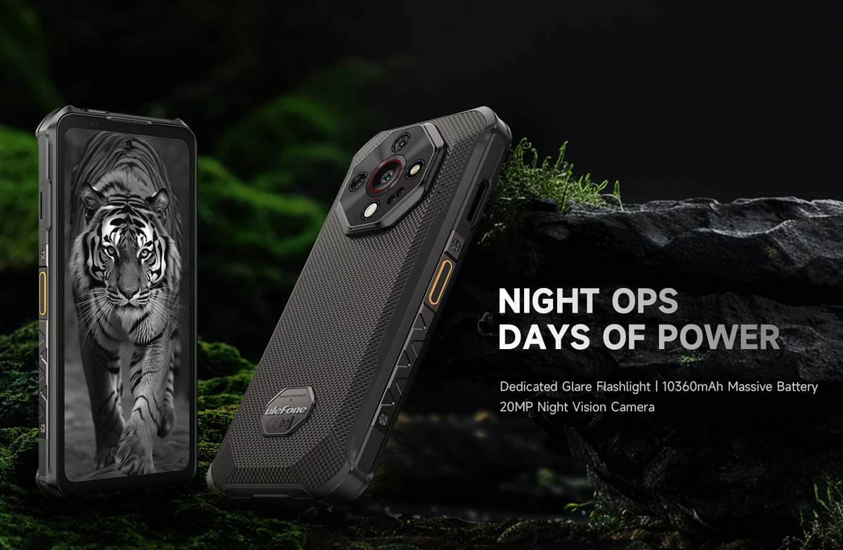 Ulefone Armor X16 Pro Dual SIM (6GB/128GB) Resistant Smartphone Wasteland Shadow view 4