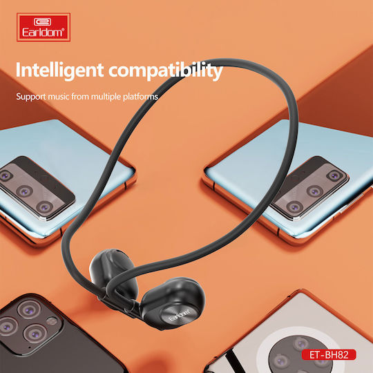Earldom ET-BH82 Open Ear Bluetooth Handsfree Earphones Black view 5