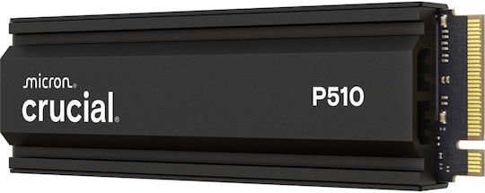 Crucial P510 Gen5 SSD 1TB M.2 Type with PCI Express 5.0 Connection and Heatsink CT1000P510SSD5 view 3