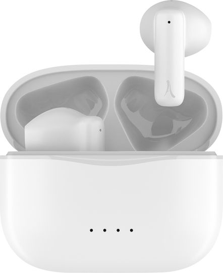 Akashi In-ear Bluetooth Handsfree Earphones with Charging Case White view 1