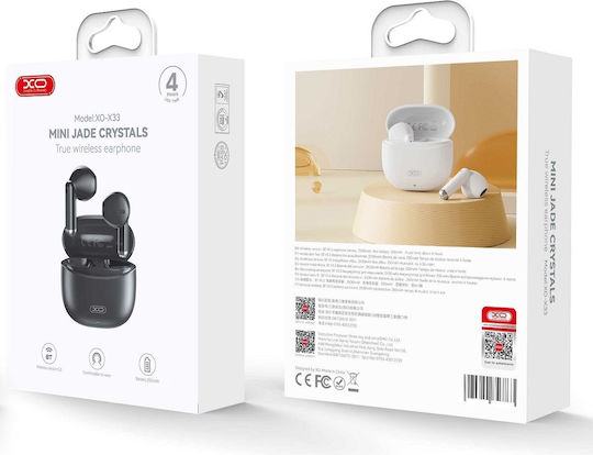 XO X33 Tws In-ear Bluetooth Handsfree Earphones with Charging Case Black view 3