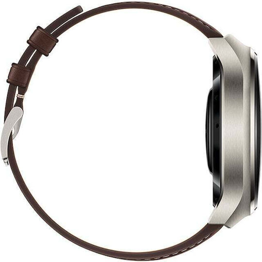 Huawei Watch 4 Pro Stainless Steel 48mm Waterproof with eSIM and Heart Rate Monitor (Dark Brown) view 6