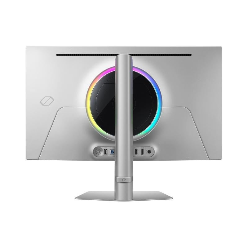 Samsung G8 G81SF OLED HDR Monitor 27" 4K 3840x2160 240Hz with Response Time 0.03ms GTG Silver vue 3