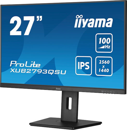 Iiyama ProLite XUB2793QSU-B6 IPS Monitor 27" QHD 2560x1440 view 7