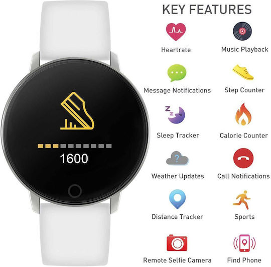 Reflex Active RA05-2019 Stainless Steel 42mm Smartwatch (Pink) view 2