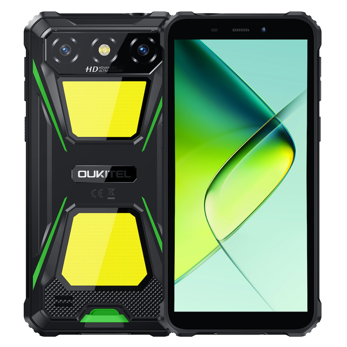 Oukitel G5 Dual SIM (4GB/64GB) Resistant Smartphone Green view 1