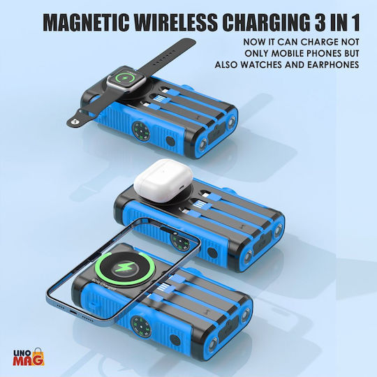 Linomag Solar Power Bank 20000mAh Blue view 6