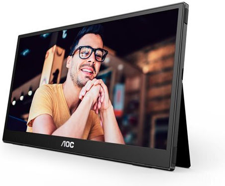 AOC 16T3EA IPS Portable Monitor 16" FHD 1920x1080 with Response Time 4ms GTG view 5