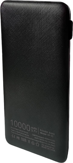 KLGO KP-90 Power Bank 10000mAh with USB-A Port Black view 4