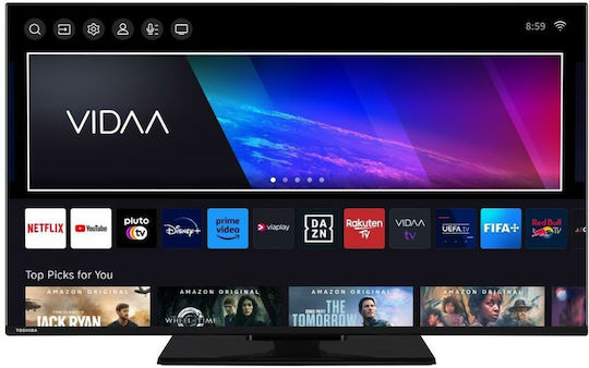 Toshiba Smart Television 55" 4K UHD LED 55QV3463DG HDR (2024) vista 2