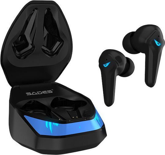Sades Wings 200 In-ear Bluetooth Handsfree Earphones with Charging Case Black