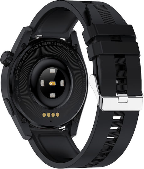 DAS.4 SG48 Smartwatch with Heart Rate Monitor (Black) view 4