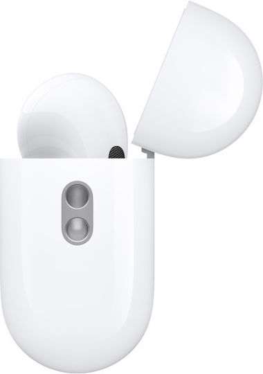 Apple AirPods Pro 2 με MagSafe Charging Case (USB‑C) In-ear Bluetooth Handsfree Earphones with Sweat Resistance and Charging Case White view 6