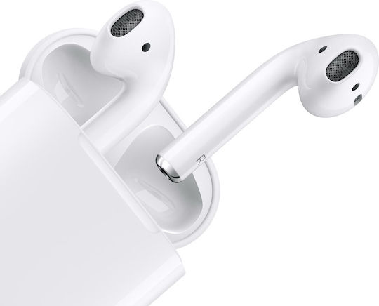 Apple AirPods (2nd generation) Earbud Bluetooth Handsfree Earphones with Charging Case White view 2