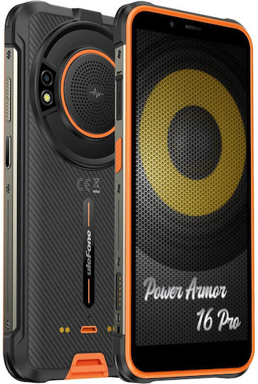 Ulefone Power Armor 16 Pro Dual SIM (4GB/64GB) Resistant Smartphone Orange view 2