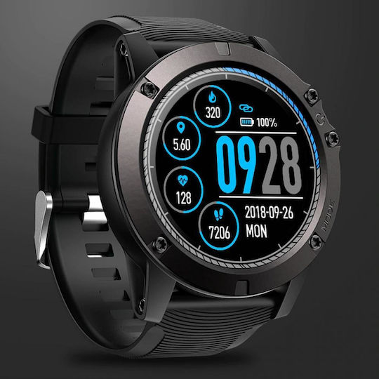 Zeblaze Vibe 3 Pro 50mm Smartwatch with Heart Rate Monitor (Black) vue 3