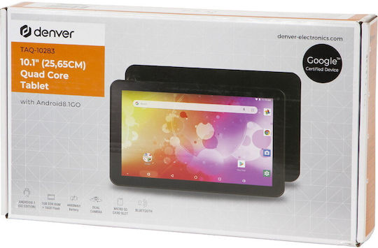 Denver TAQ-10283 10.1" Quad Core 10.1Inches Tablet (1GB/16GB) Black view 3