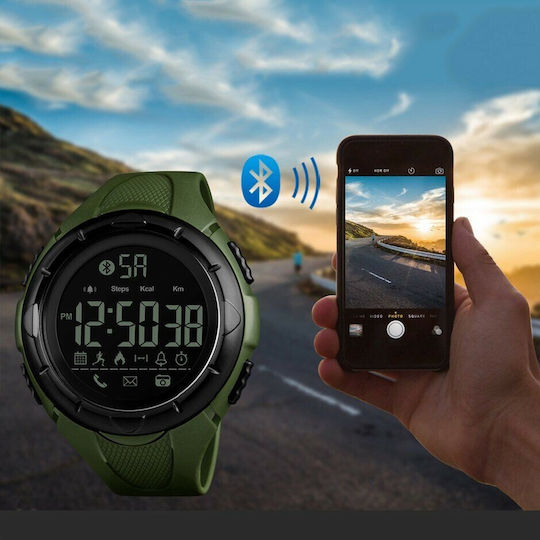 Skmei 1326 51mm Smartwatch (Army Green) view 2