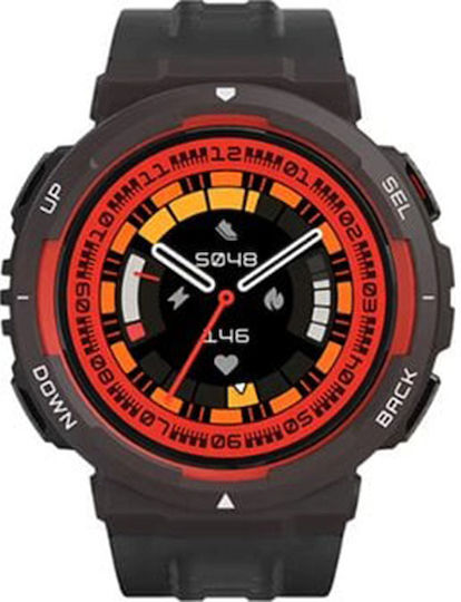 Amazfit Active Edge 46mm Waterproof Smartwatch with Heart Rate Monitor (Lava Black) view 2