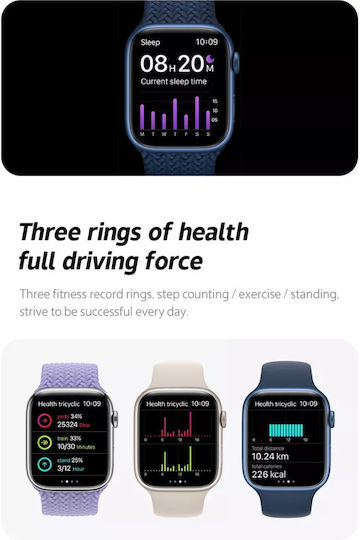 i9 Pro Max Smartwatch with Heart Rate Monitor (Pink) vista 9