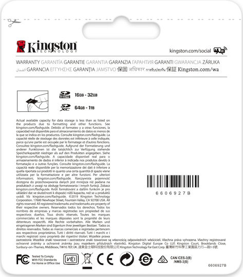 Kingston Canvas Select Plus SDXC 512GB Class 10 U3 V30 UHS-I view 4