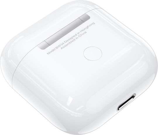 Borofone BW34 Earbud Bluetooth Handsfree Earphones with Charging Case White view 4