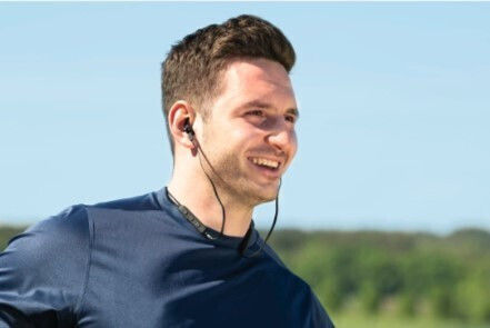HAMA Freedom Neck II In-ear Bluetooth Handsfree Earphones with Sweat Resistance Black view 6