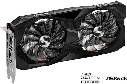 ASRock Radeon RX 6600 8GB GDDR6 Challenger D Graphics Card view 5