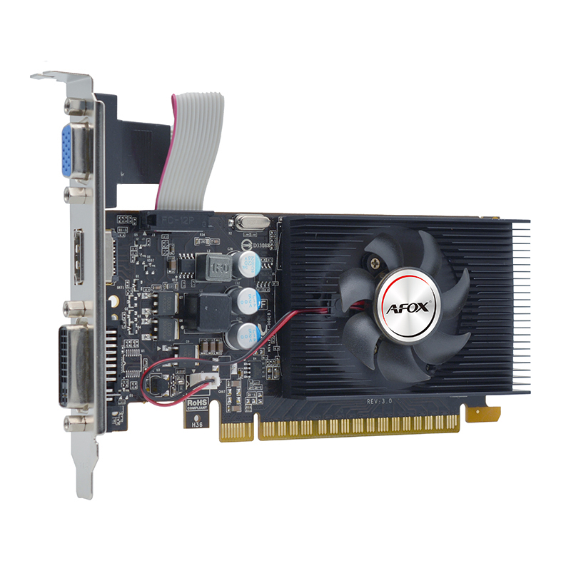 Afox GeForce GT 240 1GB GDDR3 Graphics Card AF240-1024D3L2 view 3