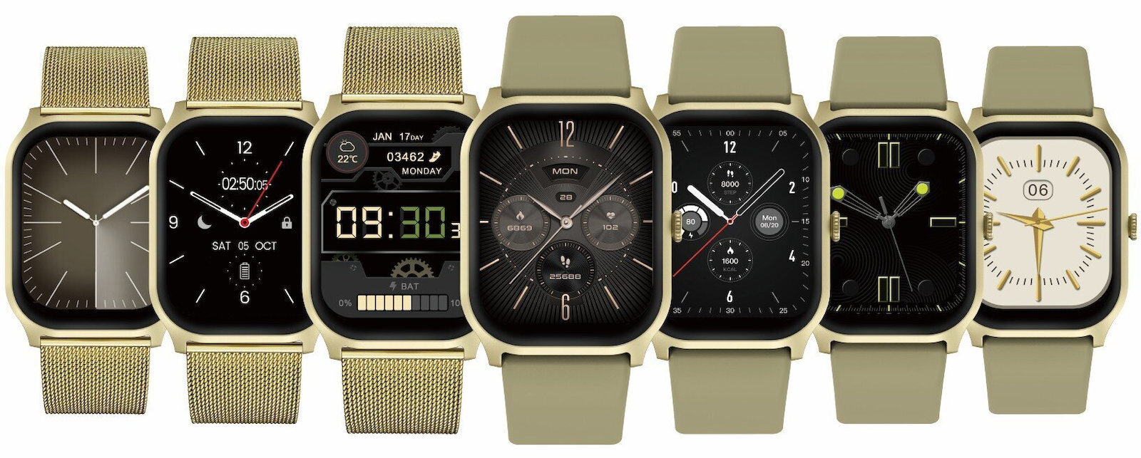Kodak SW-7224 Smartwatch with SIM and Heart Rate Monitor Gold view 4