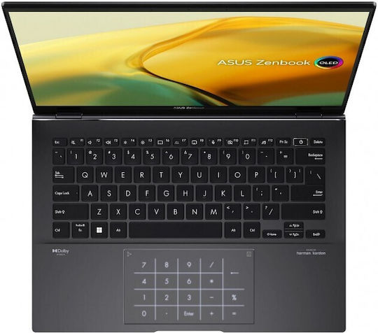 Asus ZenBook 14X OLED UM3402YA-KM812W 14" (Ryzen 5-7430U/16GB/1TB SSD/W11 Home) (US Keyboard) vue 3