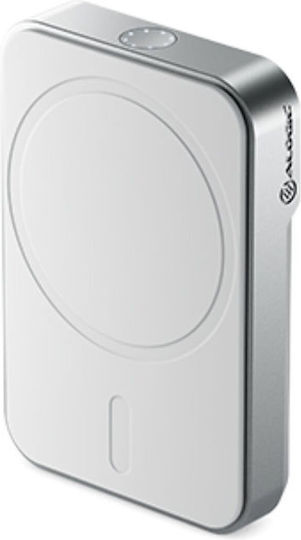 Alogic Matrix Universal MagSafe Power Bank 5000mAh with USB-C Port White view 1