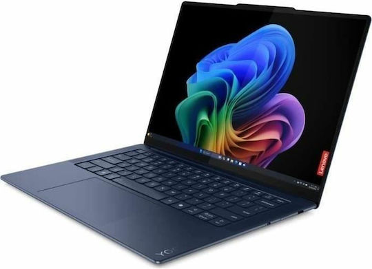 Lenovo Yoga Slim 7 14Q8X9 14.5" OLED Touchscreen (Snapdragon-X Elite X1E-78-100/16GB/1TB SSD/W11 Pro) Cosmic Blue (FR Keyboard) vue 3