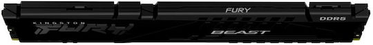 Kingston Fury Beast DDR5 with Module 1x16GB and Speed 5200 for Desktop KF552C40BB-16 view 9