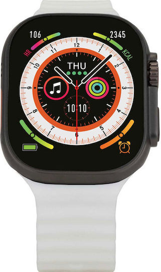 Thorton 49mm Smartwatch (White) view 3