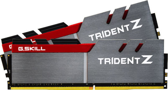 G.Skill Trident Z DDR4 32GB RAM with 2x16GB Modules and Speed 3200 for Desktop F4-3200C16D-32GTZ vue 2