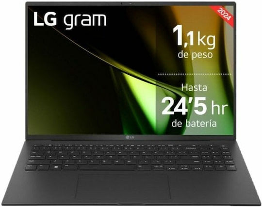 Laptop LG 16Z90S-G.AD76B 16" IPS UHD (Ultra 7-155H/32GB/512GB SSD/W11 Home) (ES Keyboard)