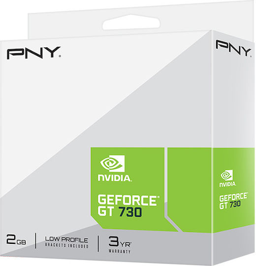 PNY GeForce GT 730 2GB GDDR3 Graphics Card view 4