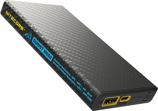 NiteCore Summit 10000 Power Bank 10000mAh Power Delivery Black view 4