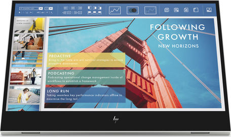 HP E14 G4 Portable IPS Monitor 14" FHD 1920x1080 view 2
