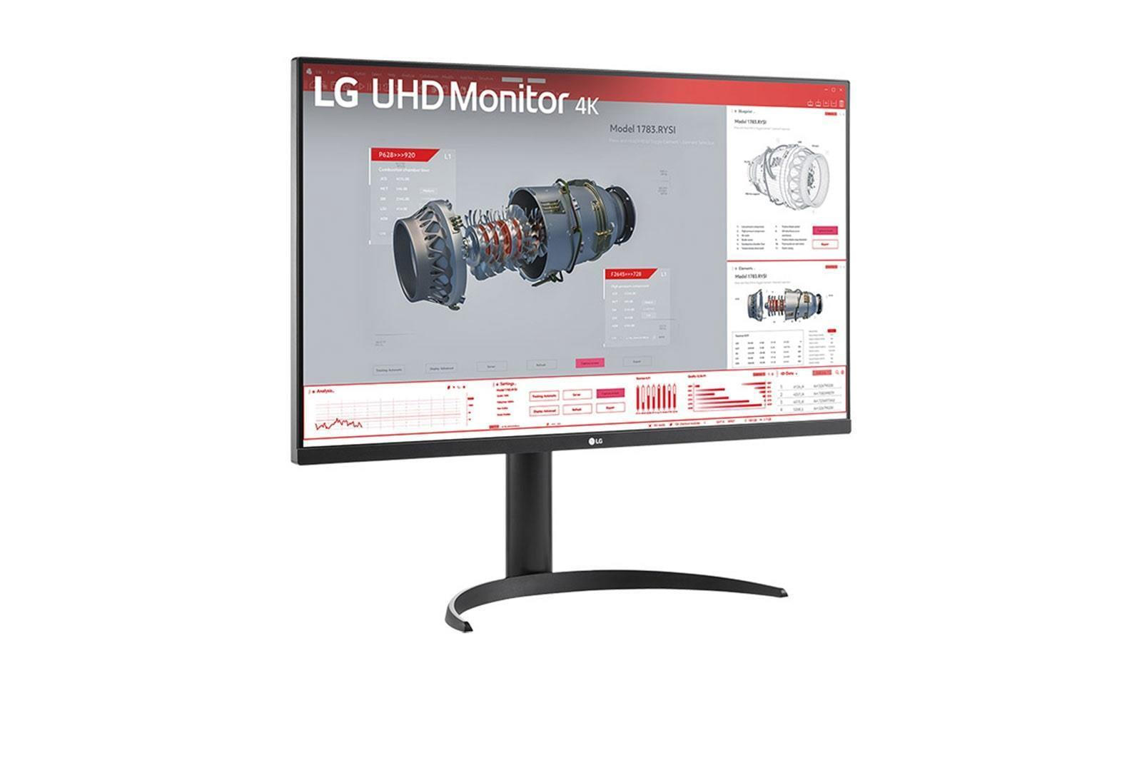 LG 32BR55UK-B Monitor 31.5" 4K 3840x2160 view 3